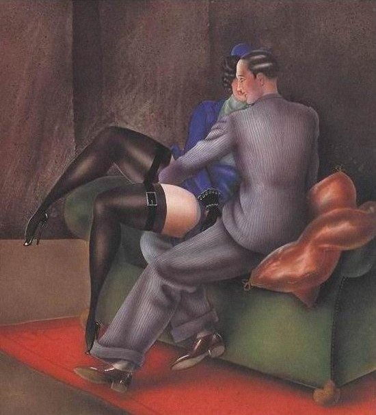 Dans la Separee by Carlo Mense, 1930